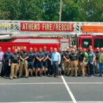 IAG has been conducting first responder training since 2015 and has worked with many departments including the Madison Police Department and Athens Fire and Rescue,pictured.